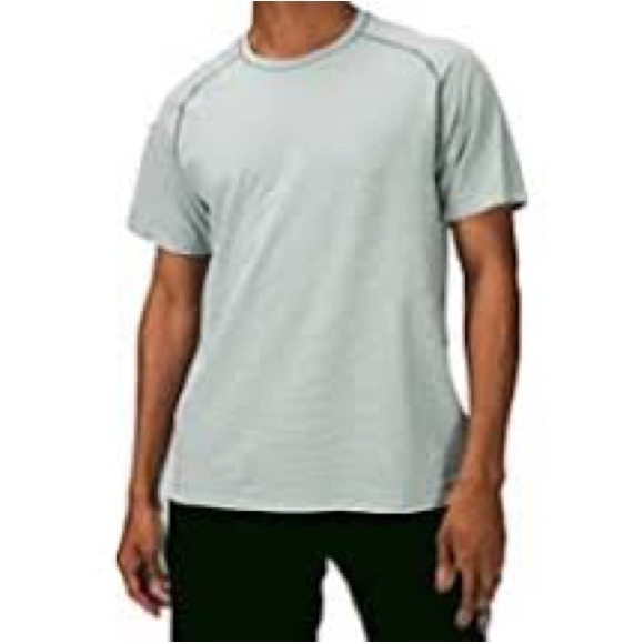 lululemon athletica Other - Lululemon men’s Metal Vent Tech In Tidewater strip shirt